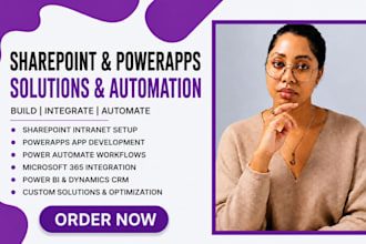 setup sharepoint intranet, office 365, power automate and powerapps