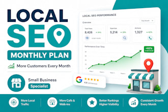 be your local SEO expert for small business monthly management