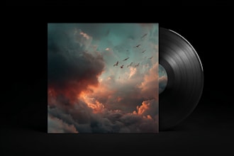design a album cover art and music artwork