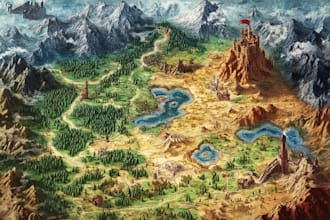 draw your book or fantasy map