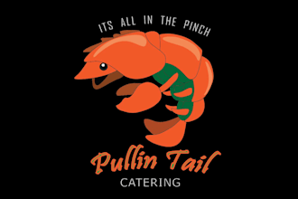 design food catering company logo