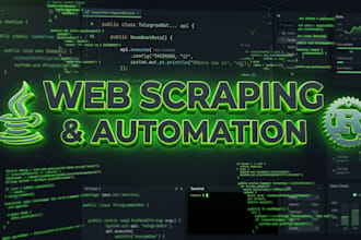 automate web tasks and build scraping bots in java