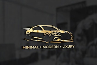 do logo design luxury elegant pixel art for business
