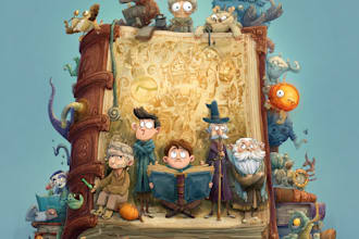 design cartoon book covers with professional illustration