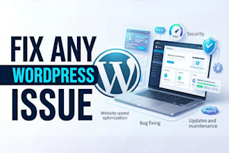 fix wordpress errors, white screen and 500 errors fast