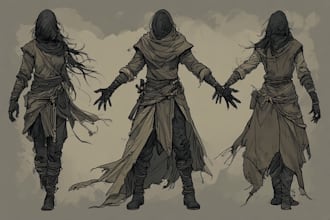 draw a fantasy sketchy illustration