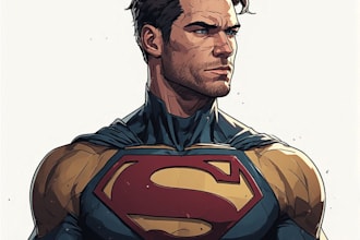 create custom comic character illustrations