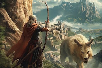 make fantasy concept art