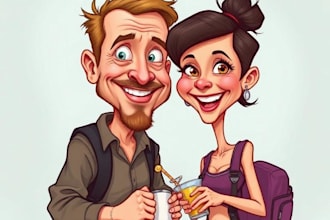 draw a caricature, cartoon caricatures
