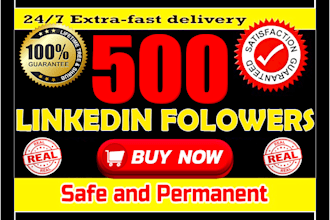 get you 500 real linkedin followers