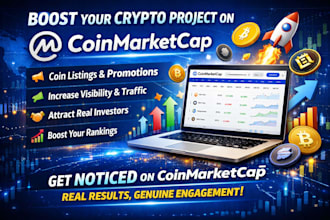professional coinmarketcap post promotion for genuine engagement and exposure