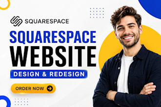 build a high converting with SEO squarespace website for your business