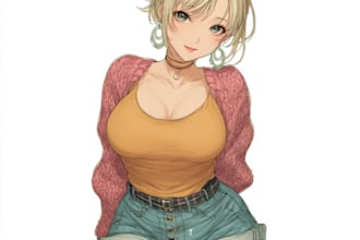 draw anime character art illustration