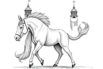 create sketch and illustration with pen and ink style