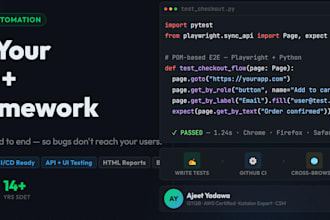 build a production ready playwright python automation framework