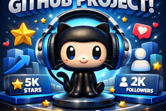 github promotion for your github project to increase stars and followers