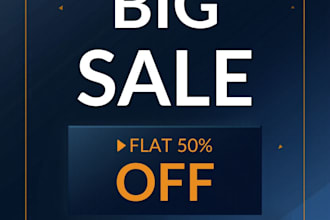 modern sale post design for social media