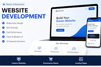 develop a free website for you