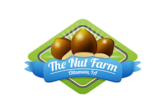 design extraordinary modern logo for the nut farm