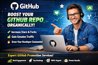 boost your organic github project and expert promotion engagement