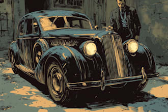 comic book illustration with comic book illustrator