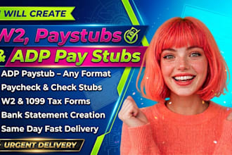 do paystubs, payslip, adp paystubs, checkstubs for you