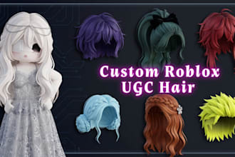do custom roblox hair, roblox wearables weapon, roblox hat, hair model assets