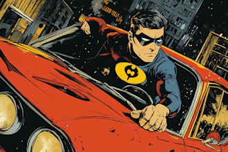 create a fabulous unique superhero comic character