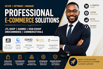 setup and optimize jtl shop gambio oxid eshop orocommerce commercetools