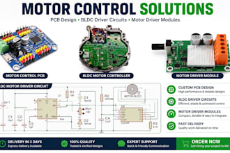 design pcb motor controller bldc driver inverter and embedded system