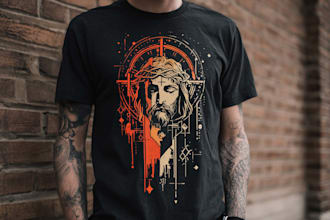 create custom christian t shirt design
