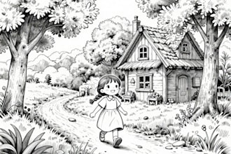 create an amazing pen and ink illustration for you