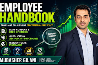write an employee handbook for group home and care staff