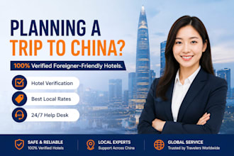 be your china travel assistant for hotel booking and support