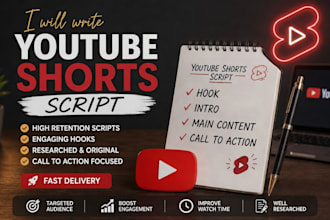write engaging youtube shorts script