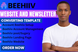 be your beehiiv expert for newsletter and landing page design