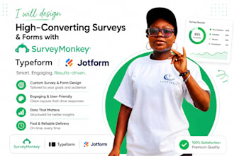 create online form using jotform, typeform surveymonkey and involve me