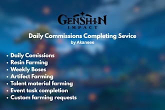 help you with daily commissions in genshin impact