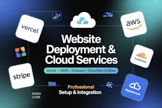 deploy website vercel cloudflare aws cloud firebase studio supabase dns domain