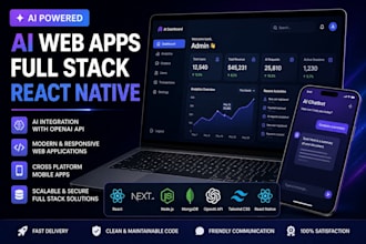 build ai powered full stack web and mobile apps