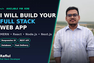 build full stack website, landing page, dashboard
