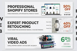 design professional web banners, headers, and google ads