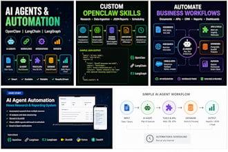 build ai agents and openclaw automation