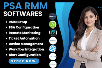 setup psa rmm softwares ninjaone atera primo syncro netlock datto syncro tactica
