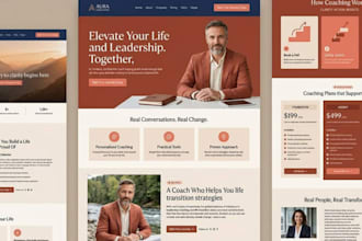 life coaching or consulting website for speakers, leaders, and trainers