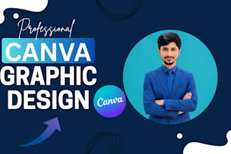 be your professional canva graphic designer