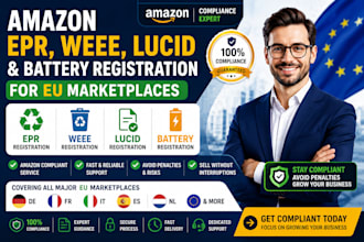 handle amazon epr weee lucid and battery registration for eu