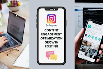 be your social media manager and content creator, instagram marketing manager