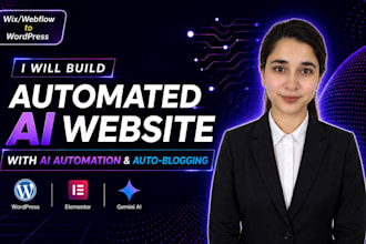 build, upgrade or convert your website into an automated ai wordpress website