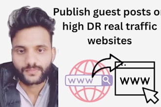 publish guest posts on high DR real traffic websites
